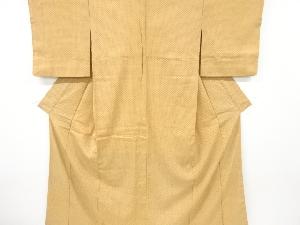 アンティーク　十字絣織り出し本塩沢着物